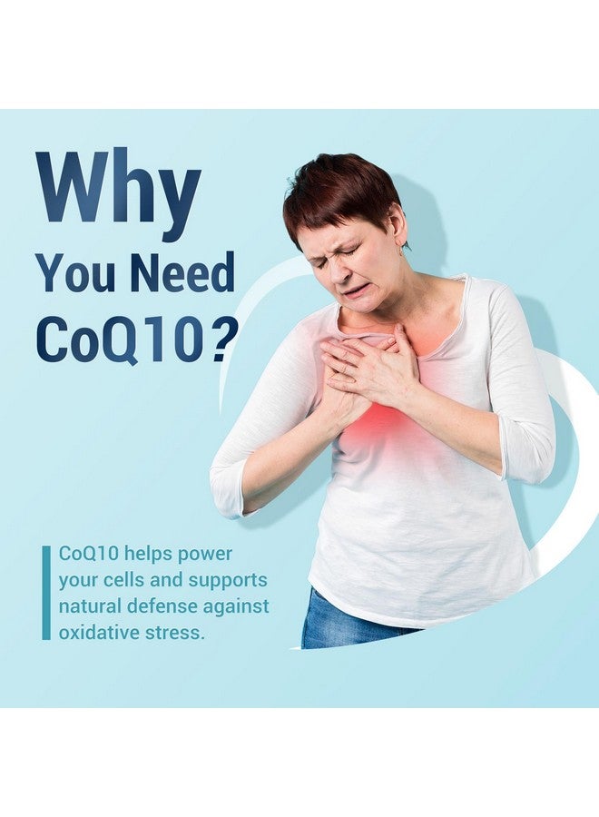 Heivy CoQ10 200mg - High Absorption 99% Ubiquinone Coenzyme Q10 - CO Q 10 Supplement Support Heart Health, Antioxidant & Energy Supplement - 60 Vegan Capsules - Image 4