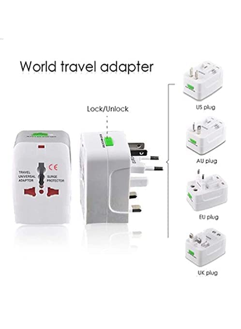 International Travel Adapter All in one Worldwide Travel Multi Plug AdapterUniversal multiplug Electrical Plug Converter for UK Canada Australia EuropeAdapter  - Image 3