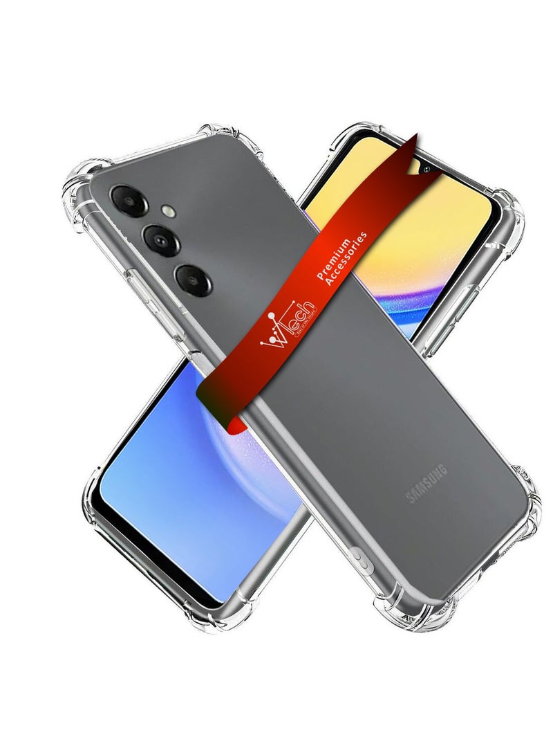 Wtech Samsung Galaxy A16 5G 2024 TPU Bumper Corners with Hard PC Case Cover - Clear - Image 1