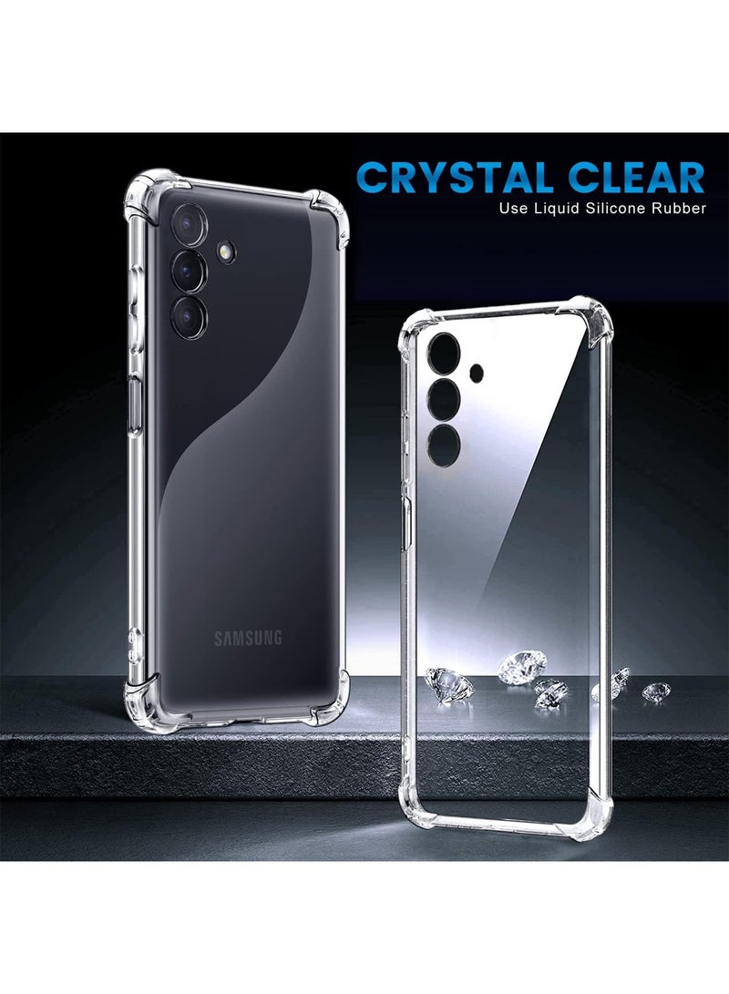 Wtech Samsung Galaxy A16 5G 2024 TPU Bumper Corners with Hard PC Case Cover - Clear - Image 2