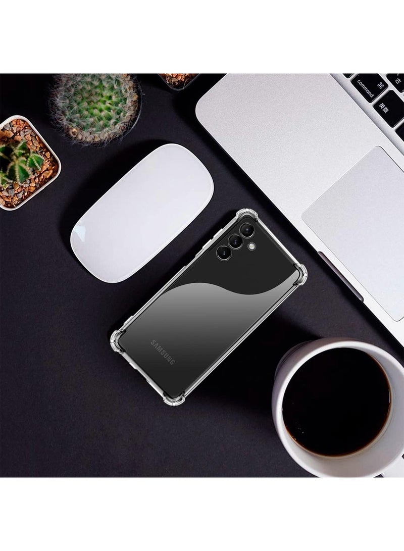 Wtech Samsung Galaxy A16 5G 2024 TPU Bumper Corners with Hard PC Case Cover - Clear - Image 3