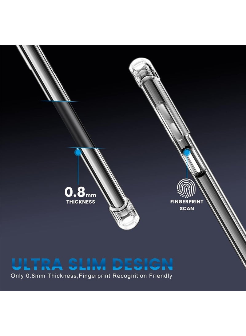Wtech Samsung Galaxy A16 5G 2024 TPU Bumper Corners with Hard PC Case Cover - Clear - Image 5