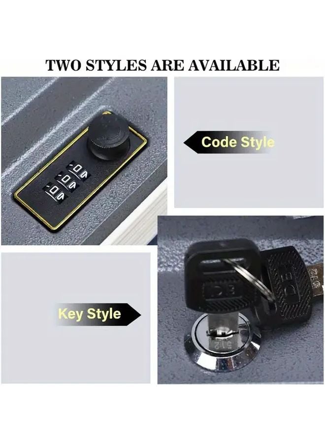 Rose L Vintage Book Safe with Password and Key Lock Heavy Duty Security Box - Image 5