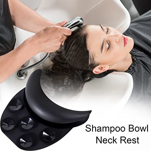 WUWEOT Salon Gel Neck Rest Cushion, Non-slip Silicone Shampoo Bowl Neck Pillow, Hair Washing Sink Basin Tool for Salon and Home - Image 3