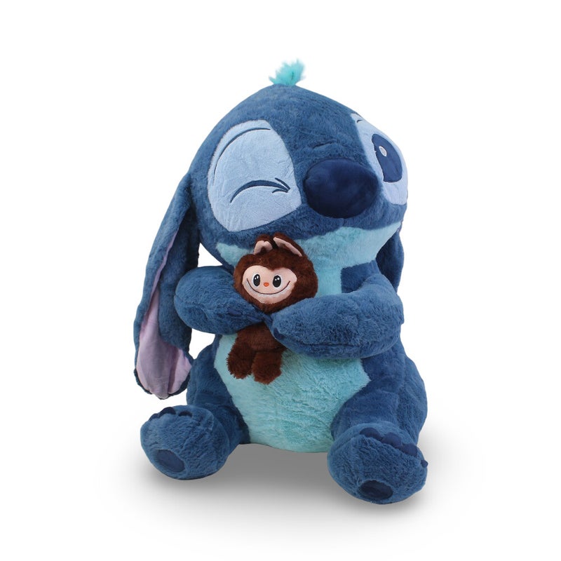 أوكو لعبة محشوة – Large Stitch مع بيبي Doll – أزرق - Image 1