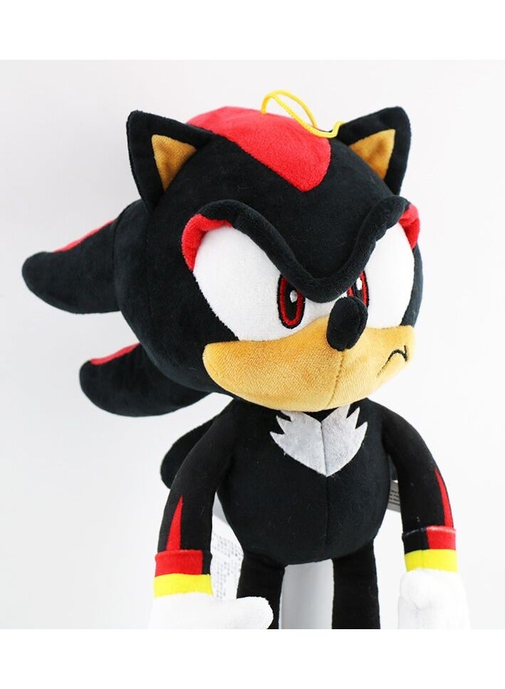 Classic Sonic Plush Toy 12" Sonic The Hedgehog Plush Figure Doll Stuffed Animals Toys Gift for Boys Girls Black Color  - Image 2