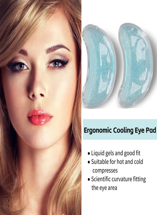 Semme Under Eye Pads,Cooling Gel Eye Reusable Cold Eye for Puffy Eyes, Gel Ice Pack Cooling Eye Pads and Under Eye Patches for Redness and Eye Relax - Image 3