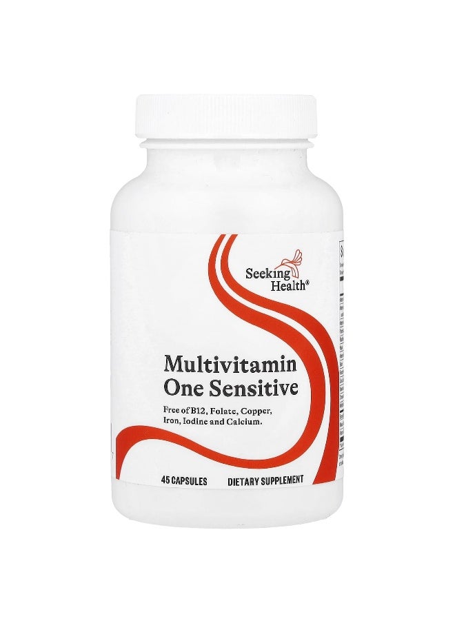 Seeking Health Seeking Health, Multivitamin One Sensitive, 45 Capsules  - Image 1