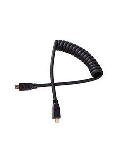 11.81 Inch 30Cm Coiled Mini Hdmi To Full Hdmi Cable For Atomos Ninja Star Recorder Cameras Micro To Micro