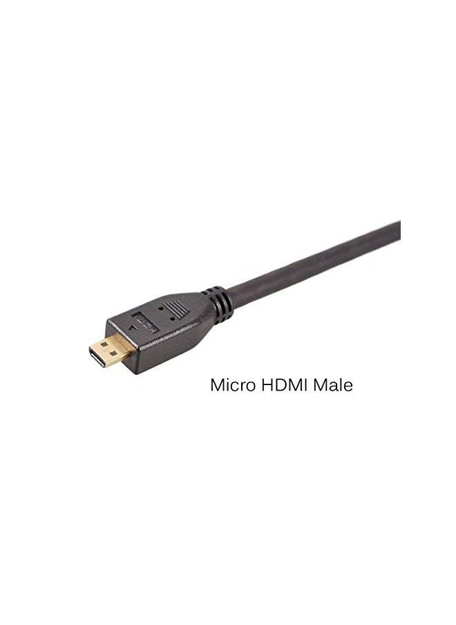 UCEC - 11.81 Inch 30Cm Coiled Mini Hdmi To Full Hdmi Cable For Atomos Ninja Star Recorder Cameras Micro To Micro - Image 1