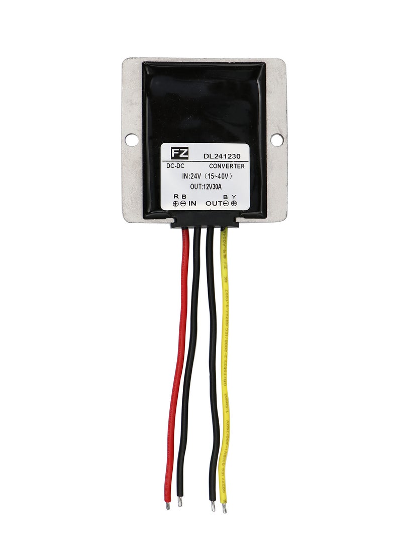 Generic - 24V To 12V 30A DC To DC Converter - Multicolour - Image 1