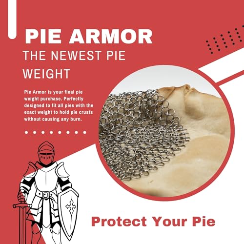 BakeBarn Pie Armor, Universal Fit Pie Weight for 7-10 inch Pies, Durable Alternative to Traditional Ceramic Pie Weights, 100% Stainless Steel 304 - Image 3