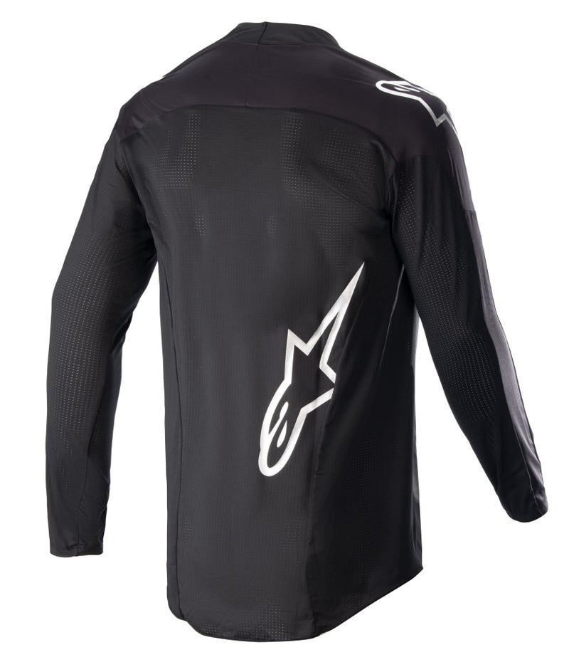 Alpinestars Alpinestars 2023 Techstar Arch Mens MX Jersey Small Black Silver - Image 2