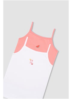 Girl Regular Fit Underwear Top - 2 Pack