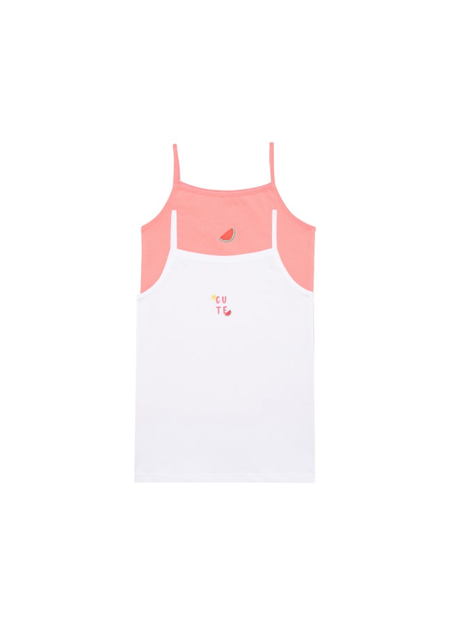 DeFacto - Girl Regular Fit Underwear Top - 2 Pack - Image 1