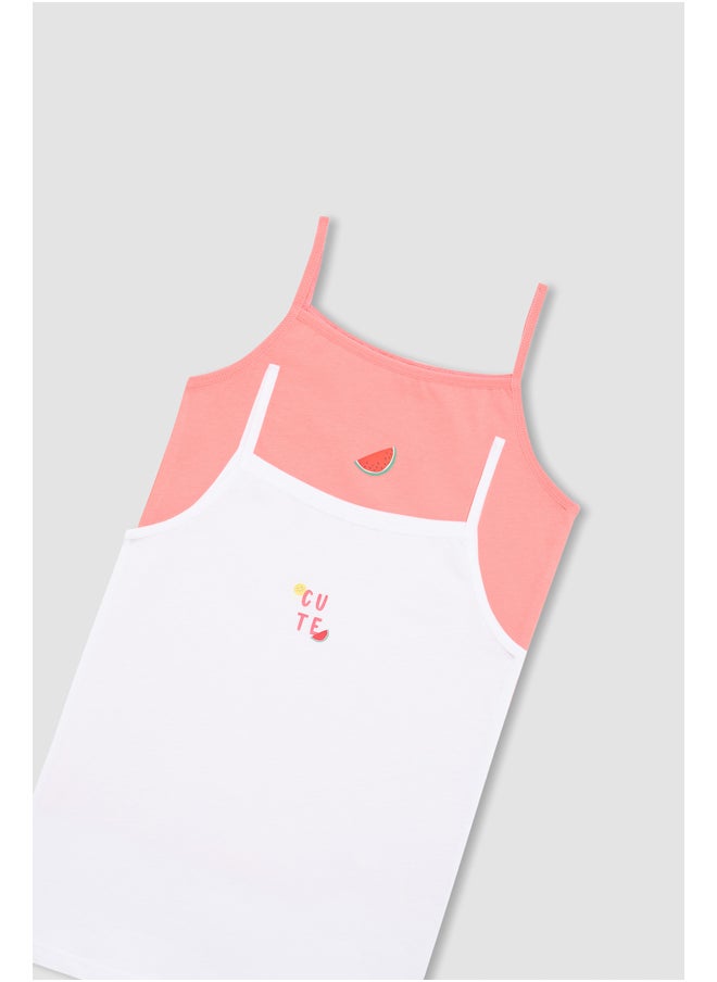 DeFacto - Girl Regular Fit Underwear Top - 2 Pack - Image 1
