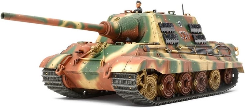 Tamiya 300032569 - World War II German Heavy Tank Tiger Hunt Model Kit, 1:48 Scale - Image 2