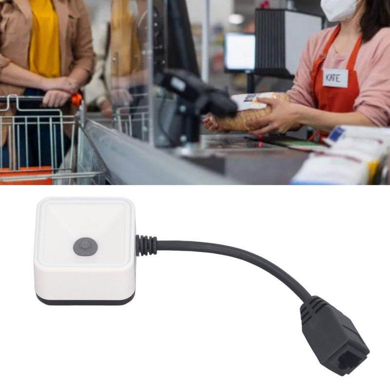 Embedded Barcode Scanner 300000 Pixel Resolution Barcode Reader With USB Port CMOS Sensor Black For Access Control And Smart Lockers - Image 3