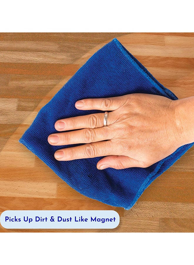 Home Pro Microfiber Floor Cleaning Cloth, Assorted Color, 70 x 50 cm, Highly Absorbent Lint & Streak Free Multi-Purpose Cleaning Clothes for Kitchens, Bathrooms - Image 4