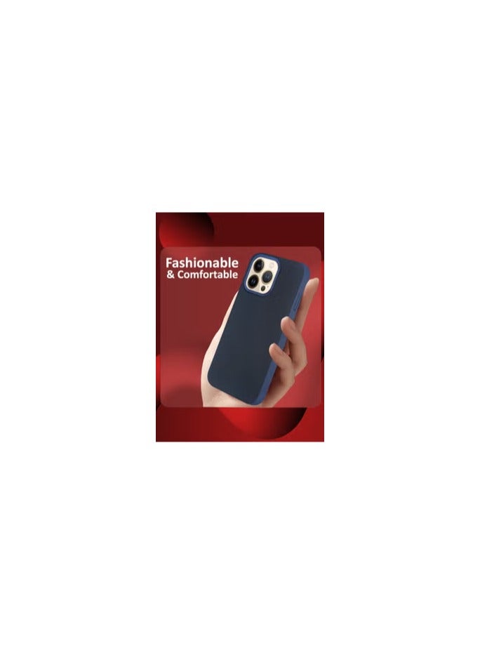 CATANES iPhone 13 Pro Max 2 Pack Vegan Leather Case, 1 Cover with 1 Screen Protector, Slim Fit, Raised Edges for Camera and Screen Protection - Image 2