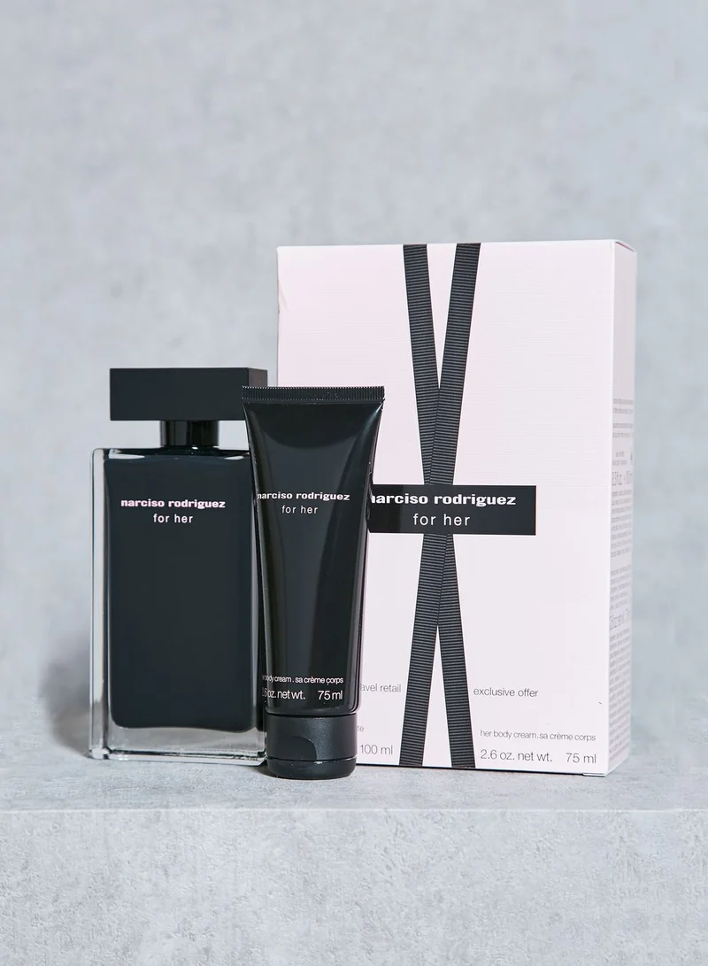 narciso rodriguez For Her Set 50Ml Edt+75Ml Bl