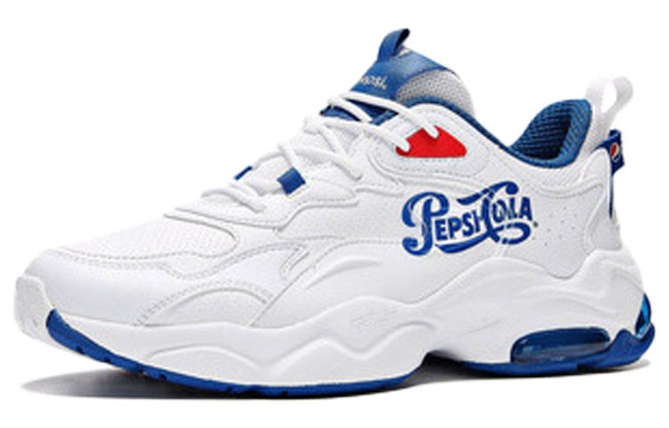 361 Degrees x Pepsi Dad Shoes 'White Blue' - Image 3