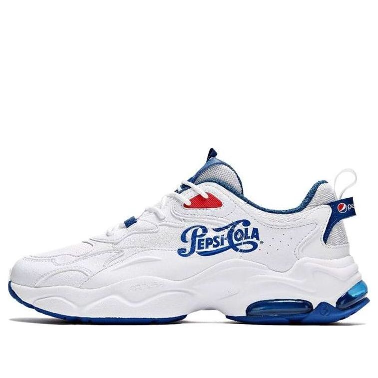 361 Degrees x Pepsi Dad Shoes 'White Blue' - Image 1