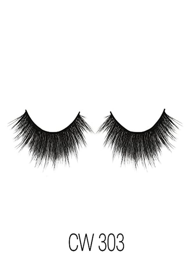 LAFLARE 3D CASHMERE Eyelashes, Natural Look, Wispy, Glam, Fresh, Fluffy, Soft, Reusable, Luxurious Handmade Strips False Lashes - 3 PACKS BUNDLE SPECIAL CW (CW303, 3) - Image 2