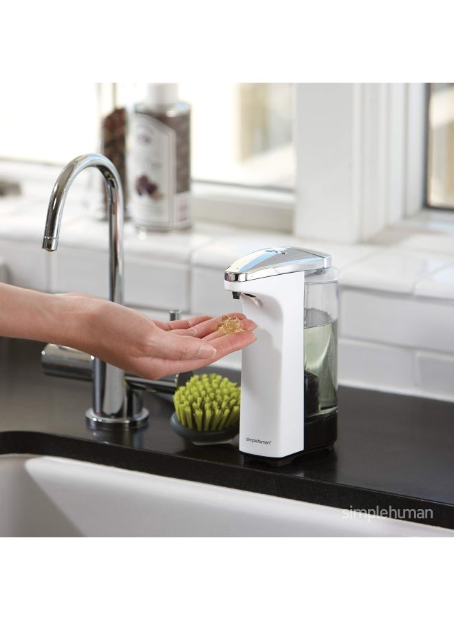simplehuman ST1023 237 مل موزع سائل صابون تلقائي بحركة اليد مع تحكم في الحجم بالنيكل المصقول - Image 3