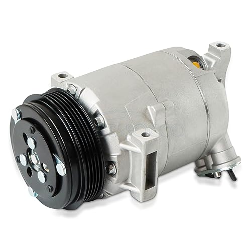 Kessocco CO 20741C Car AC Compressor Replacement for 2002-2012 Chevy Malibu HHR Cavalier Cobalt Pontiac G6 G5 Sunfire Pursuit Saturn Aura Ion Air Conditioning Compressor 6 Pulley Groove 12V - Image 1