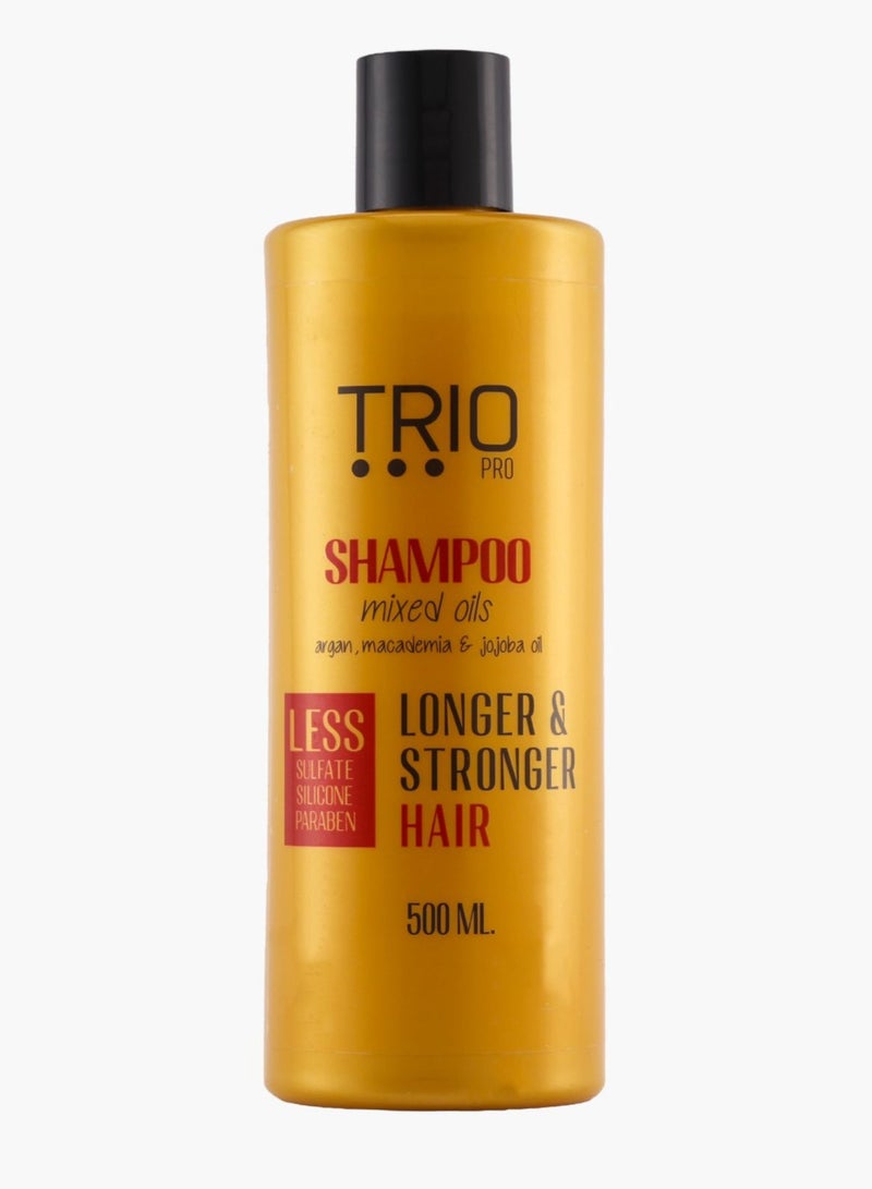 Pro Shampoo Less Sulfate / Silicon / Paraben With Mixed Oils for Longer & Stronger Hair