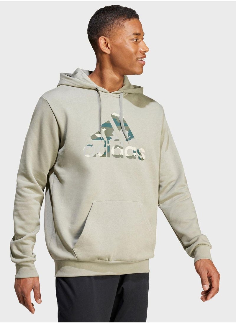 Adidas Camo Graphic Hoodie - Image 5