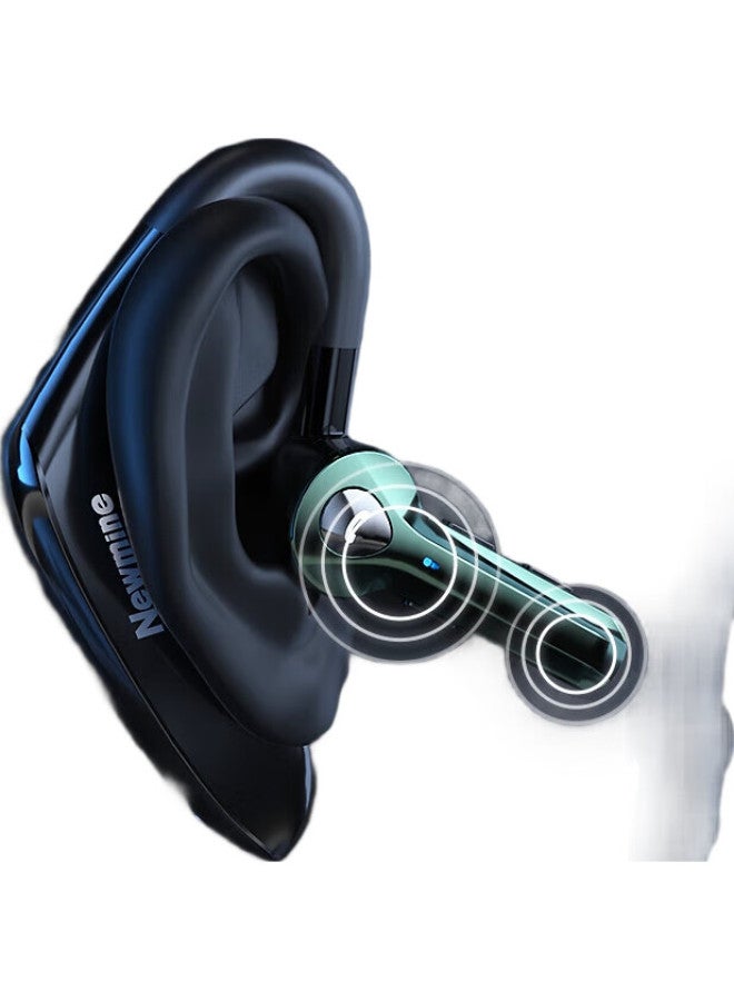 Newmine Sl88 Wireless Bluetooth Earphones, Single Ear In-Ear Or Ear-Hook Style, For Running, Sports, Business, Car Use, Driving, Bluetooth Headset, Compatible With Apple And Huawei Phones, High-Definition Calls - Image 2