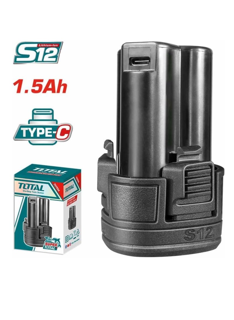 TOTAL 12V Type C Battery - TBLI12153 - Total - Image 3