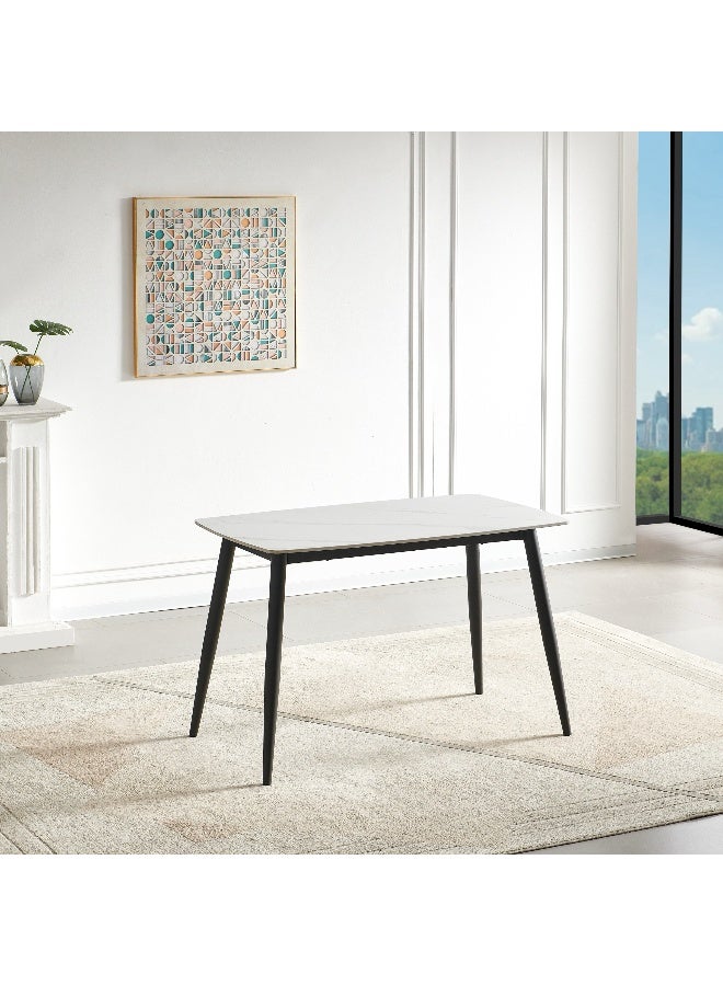 Home Box طاولة طعام رومانية بسعة 4 مقاعد من الحجر الصناعي - Image 1