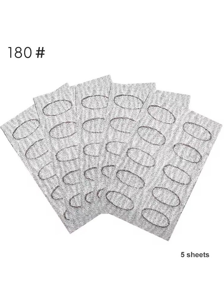 Goolsky Nail Cuticle Pusher Self-adhesive Sand Flake File Trimming Nails Pre Polishing Sandpaper Set Manicure Treatment Tool - Image 1