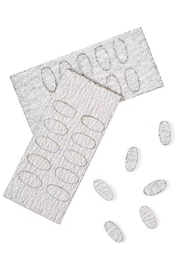 Goolsky Nail Cuticle Pusher Self-adhesive Sand Flake File Trimming Nails Pre Polishing Sandpaper Set Manicure Treatment Tool - Image 2