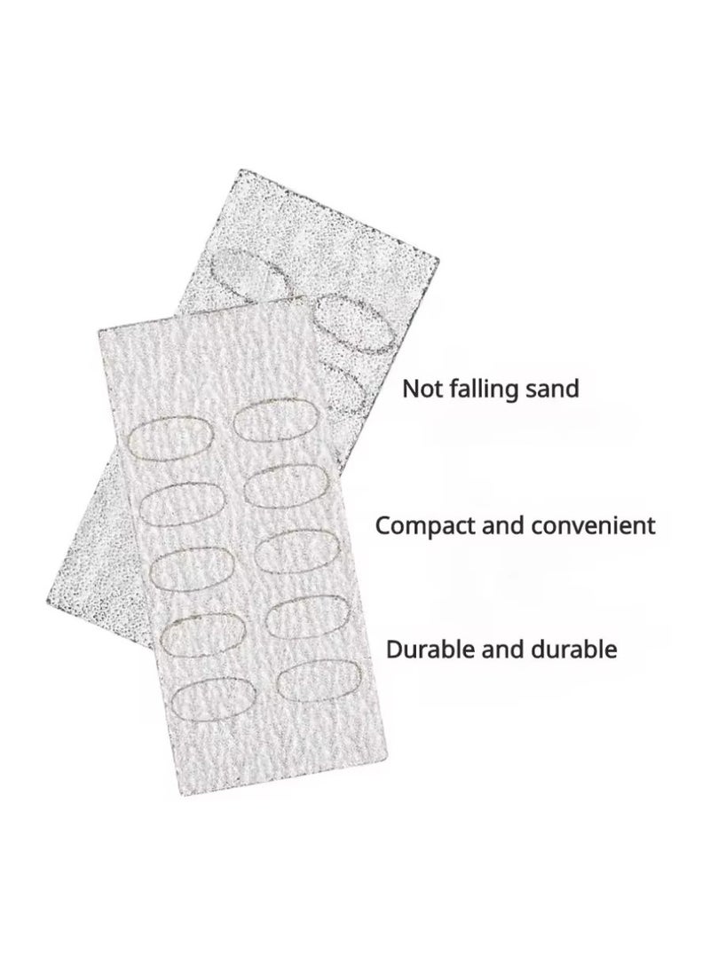 Goolsky Nail Cuticle Pusher Self-adhesive Sand Flake File Trimming Nails Pre Polishing Sandpaper Set Manicure Treatment Tool - Image 3