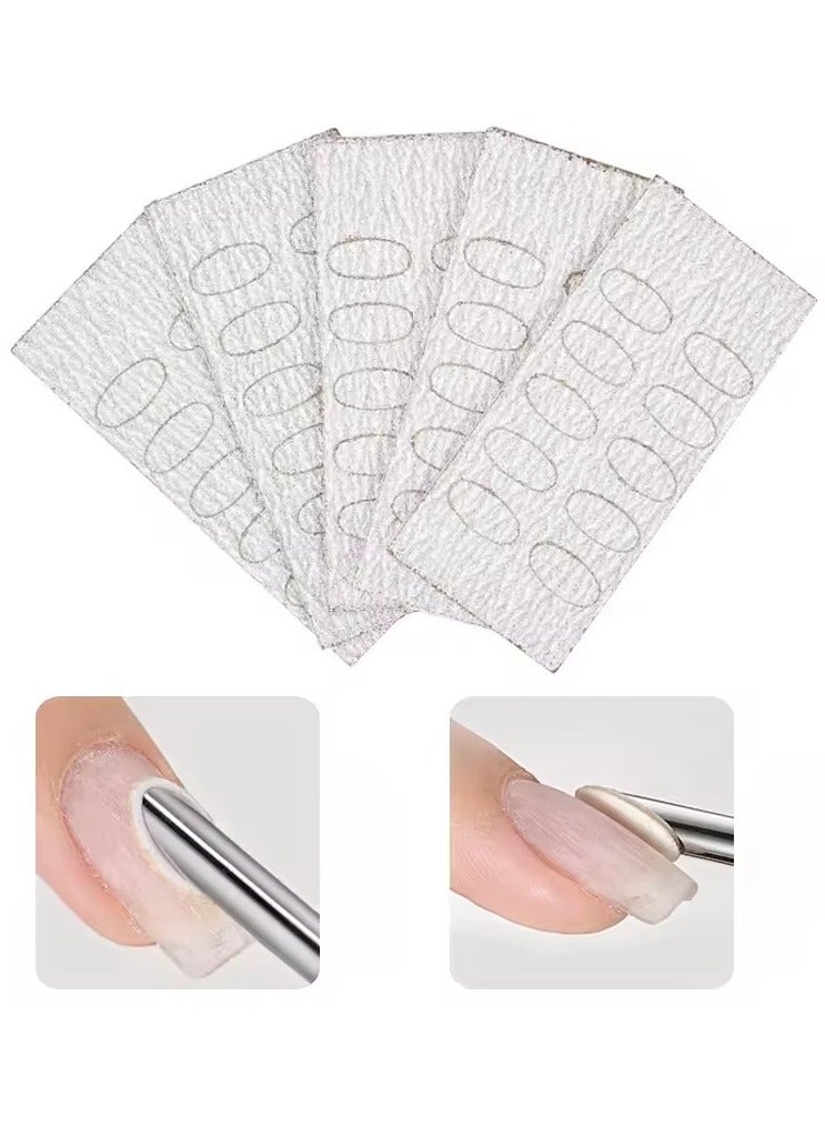 Goolsky Nail Cuticle Pusher Self-adhesive Sand Flake File Trimming Nails Pre Polishing Sandpaper Set Manicure Treatment Tool - Image 4