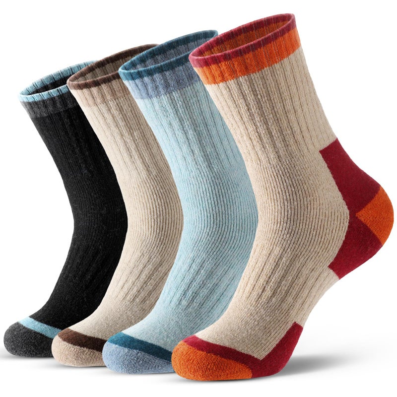 Tavaleu Socks for Women Thermal Winter Boot Sock Warm Crew Socks - Image 1