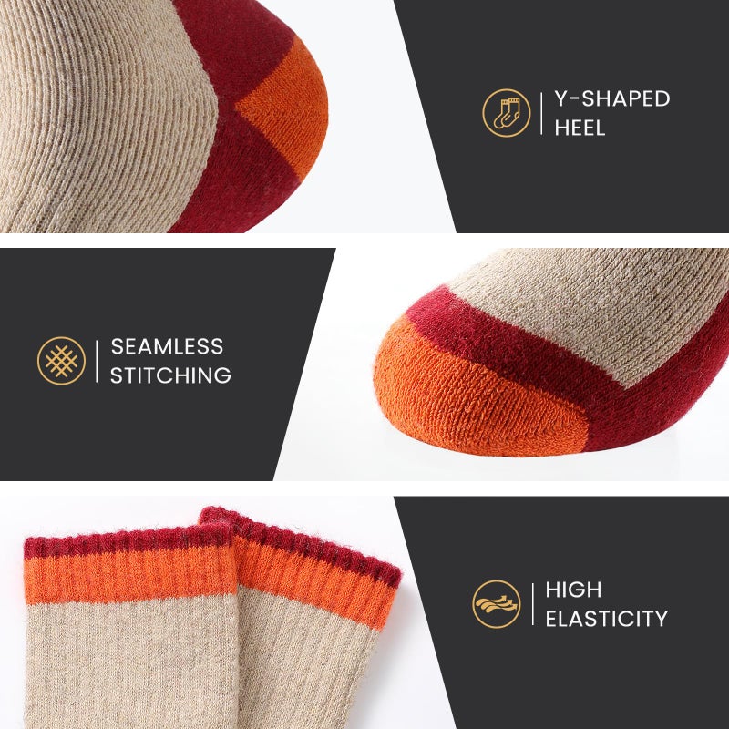 Tavaleu Socks for Women Thermal Winter Boot Sock Warm Crew Socks - Image 5