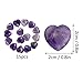 Marrywindix 15 Packs 08 Inch Healing Crystal Natural Heart Love Carved Palm Worry Stone Chakra Reiki Balancing - Image 4