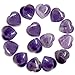 Marrywindix 15 Packs 08 Inch Healing Crystal Natural Heart Love Carved Palm Worry Stone Chakra Reiki Balancing - Image 1
