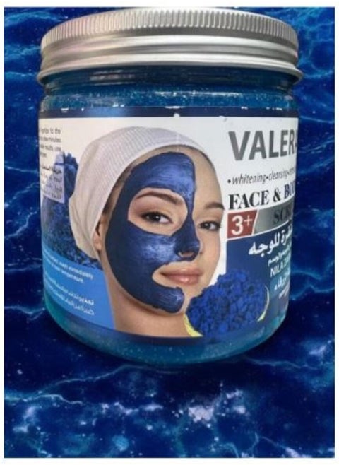 Face & Body Scrub with Blue Nila – Whitening, Cleansing & Refreshing – 521 ml