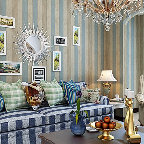 wolpin Self Adhesive Wall Stickers Wallpaper (45 x 500 CM, Blue Plank) | Self Adhesive Peel & Stick Wall Sticker | PVC Sheet for Furniture, Wardrobe, Office & Restaurant - Image 5