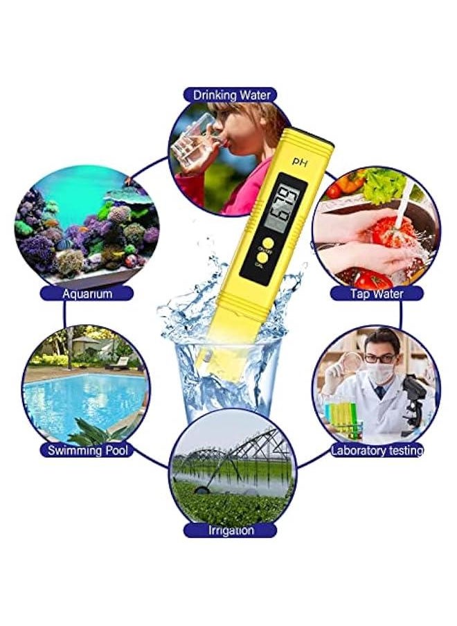 Beauenty PH Meter for Water Hydroponics,Digital PH Tester Pen 0.01 High Accuracy with 0-14 PH Measurement Range for Drinking Water, Liquid Food, Swimming Pool, Aquarium, Aquaculture, Hydroponics  - Image 3