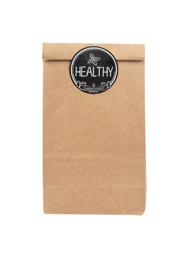 Restaurantware Label Tek 2 Inch Tamper-Evident Stickers For Healthy Foods, 500 Rolled Tamper Seal Stickers - Chalkboard Design, For Safe Food Delivery, Black With White Font Plastic To Go Stickers - Image 2