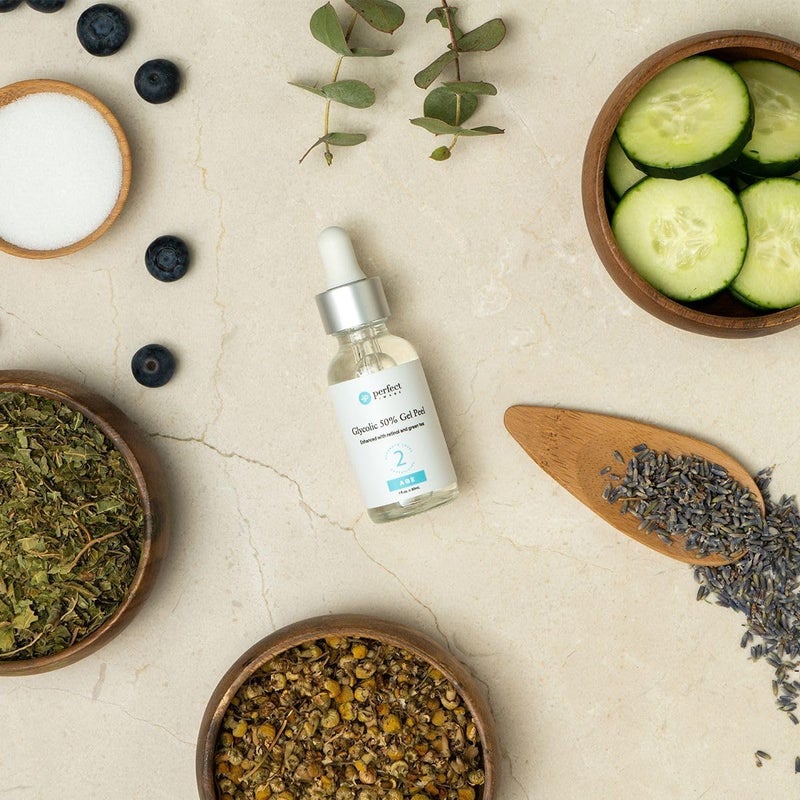 PERFECT IMAGE Glycolic Acid 50% Gel Peel - Enhanced with Retinol & Green Tea Extract (Professional Skin Peel)1 ounce - Image 3