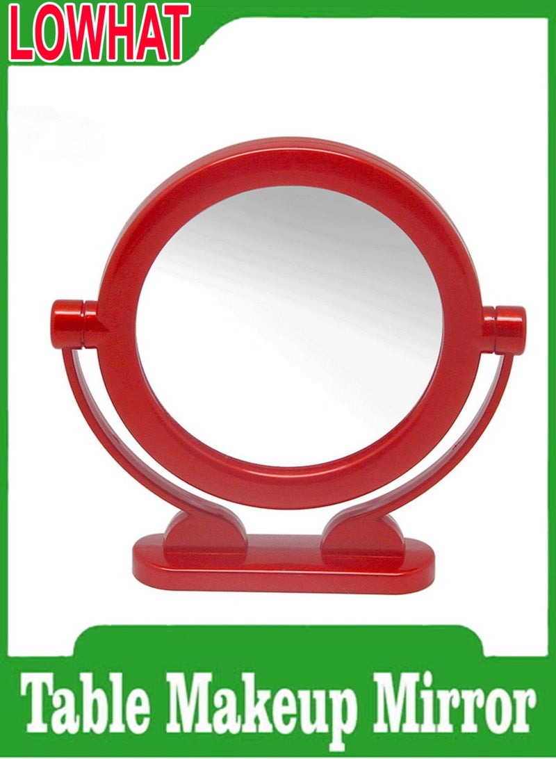 منخفض مرآة طاولة ذات وجهين