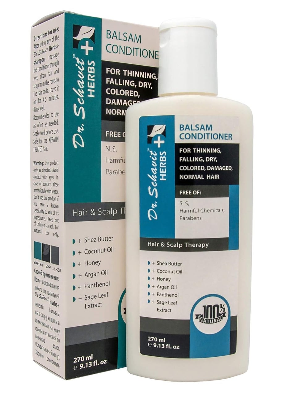 DR. SCHAVIT - Herbs Herbal Balsam Conditioner for Thinning Falling Dry Colored Damaged Normal Hair 913 floz - Image 1